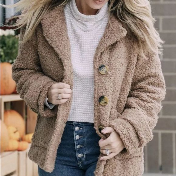 Free People Faux Fur Coat So Soft Cozy Pockets L